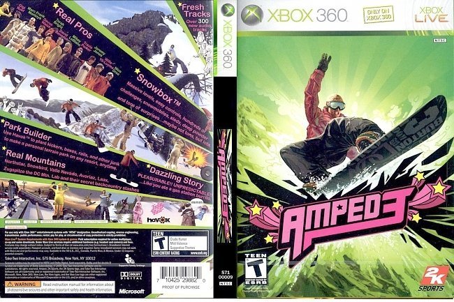dvd cover Amped 3 NTSC