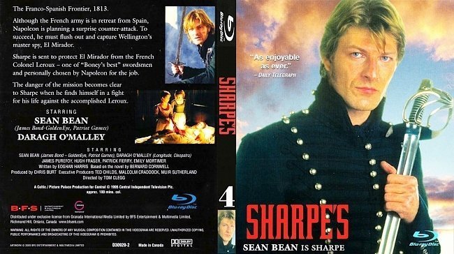 dvd cover Sharpes Battle Vol 4 Bluray