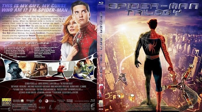 dvd cover Spider Man Trilogy1