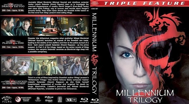 dvd cover Millennium Trilogy v2 BR