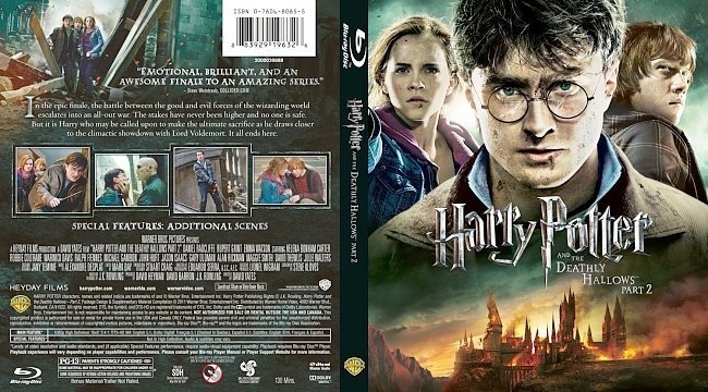 dvd cover Harry Potter and the Deathly Hallows Part 2