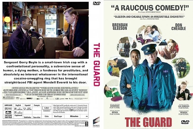 dvd cover The Guard (2011) R1 CUSTOM
