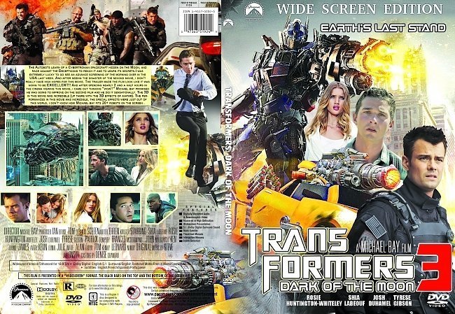 dvd cover Transformers: Dark Of the Moon (2011) WS