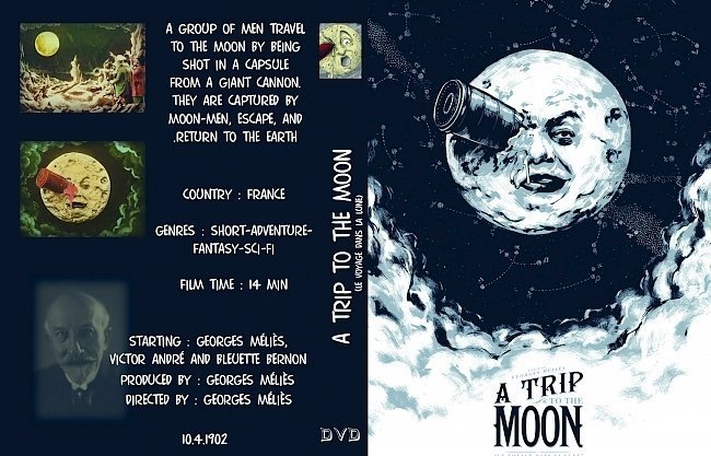 dvd cover A Trip to the Moon (1902) - front