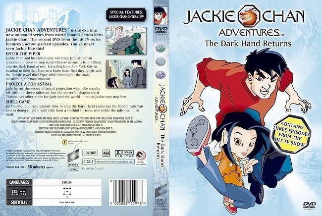 dvd cover Jackie Chan Adventures Vol 2