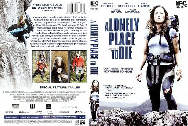 dvd cover A Lonely Place To Die (2011) R1