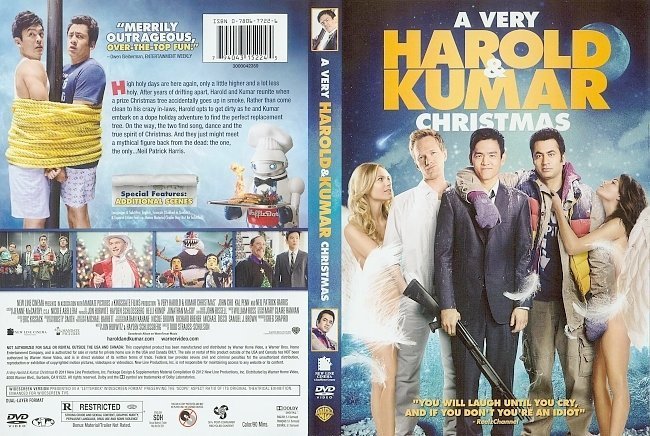 dvd cover A Very Harold & Kumar Christmas (2011)