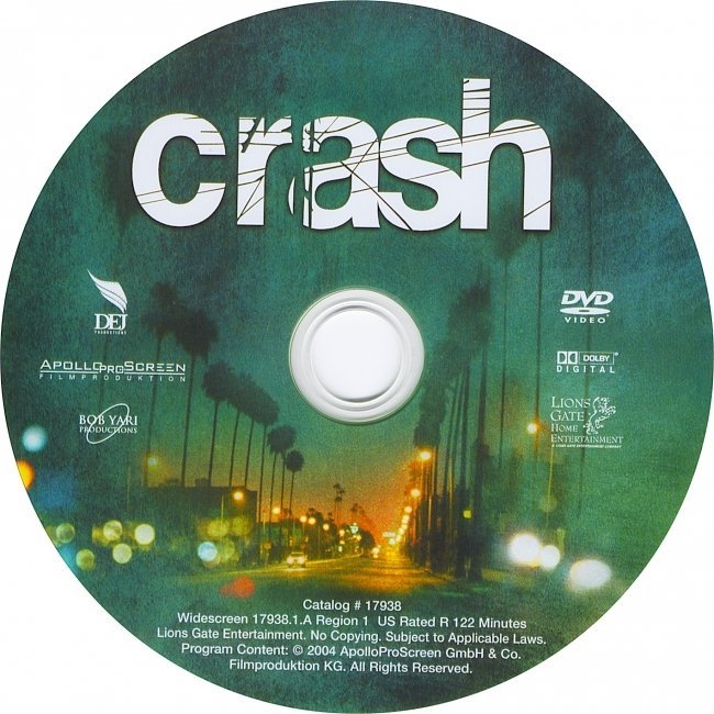 dvd cover Crash (2004) WS R1