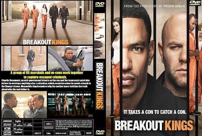 dvd cover Breakout Kings: Season 1 (2011) - Front s