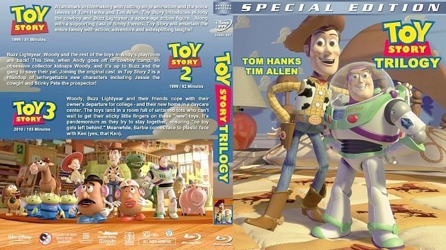 dvd cover Toy Story Trilogy