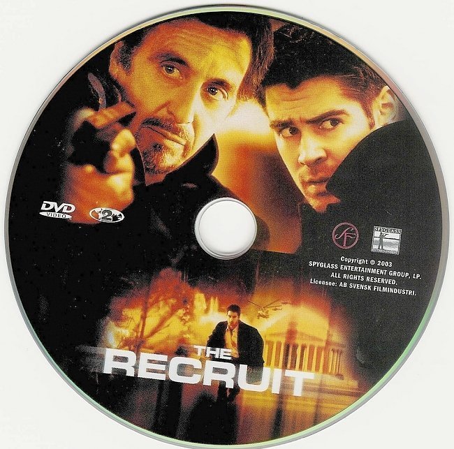 dvd cover The Recruit (2003) R1
