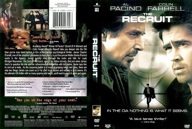dvd cover The Recruit (2003) R1