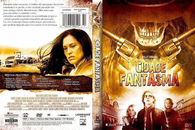 dvd cover ghost town "cidade fantasma" - spanish front
