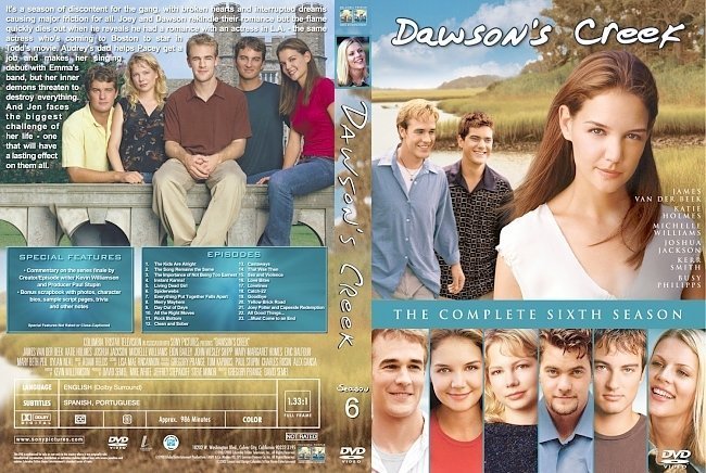 dvd cover Dawson's Creek Season 6