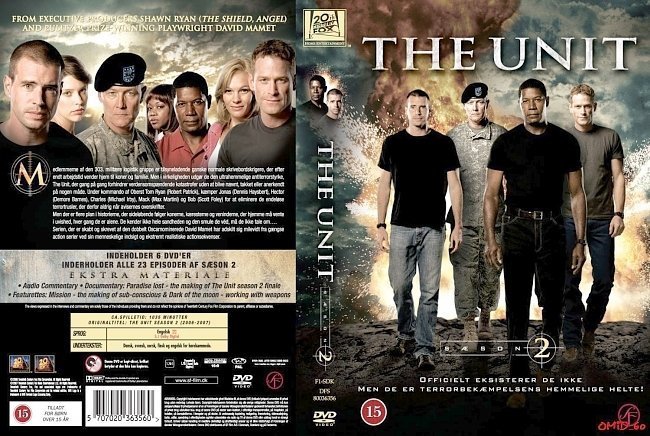 dvd cover The Unit: Season 2 - Front