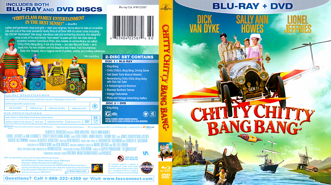 dvd cover Chitty Chitty Bang Bang