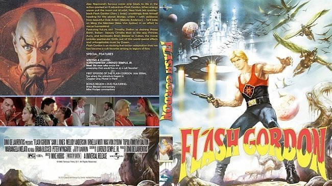 dvd cover Flash Gordon