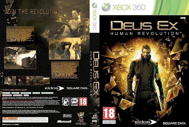 dvd cover Deus Ex Human Revolution (2011) PAL