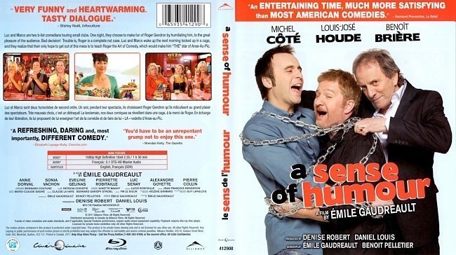 dvd cover A Sense Of Humour Le Sens de l'Humour