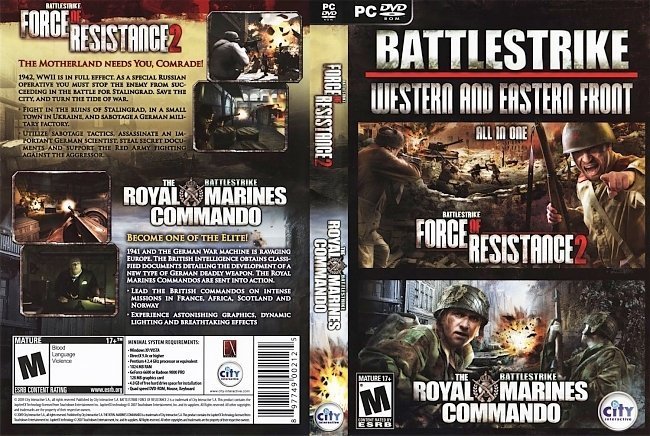dvd cover Battlestrike Western And Eastern Front