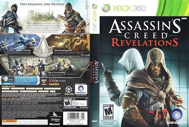 dvd cover Assassin's Creed Revelations