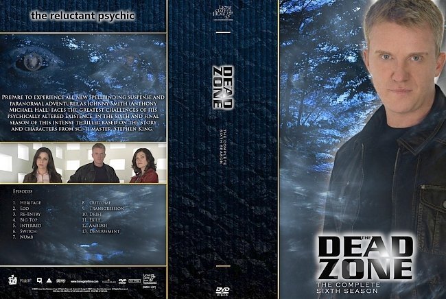 dvd cover The Dead Zone Season 6