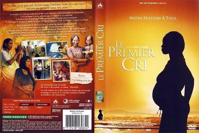 dvd cover Le Premier Cri (2007) FRENCH R2