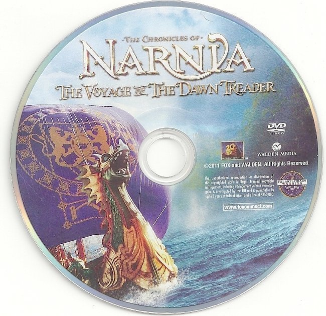 dvd cover The Chronicles of Narnia: The Voyage of the Dawn Treader (2010) WS R1