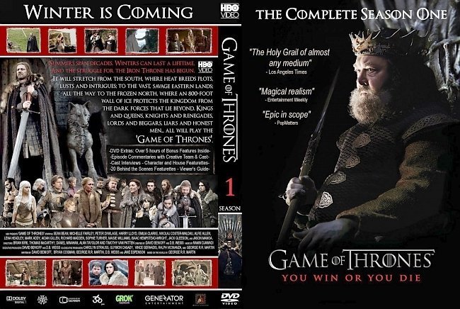 dvd cover Game Of Thrones Season 1