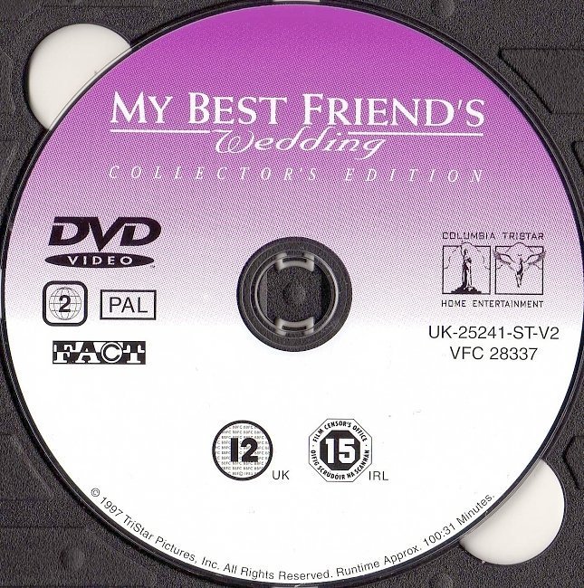 dvd cover My Best Friend's Wedding (2007) CE WS R2