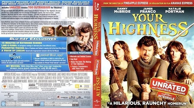 dvd cover Your Highness Son Altesse