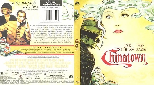 dvd cover Chinatown BR
