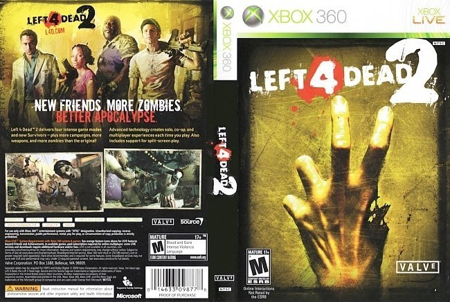 dvd cover Left 4 Dead 2