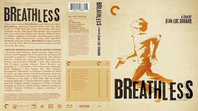 dvd cover Breathless