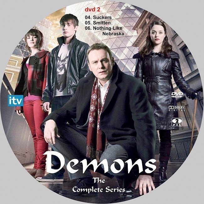 dvd cover Demons: The Complete Series R0 CUSTOM