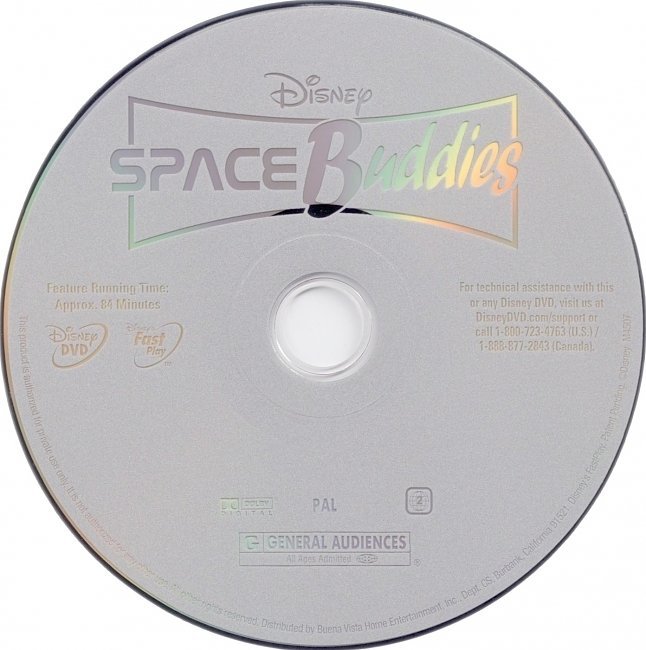 dvd cover Space Buddies (2009) R2