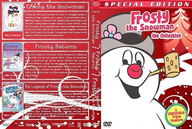 dvd cover Frosty the Snowman Collection