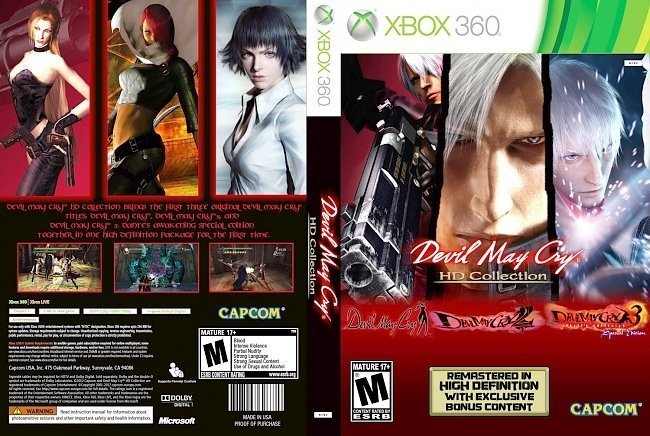 dvd cover Devil May Cry HD Collection