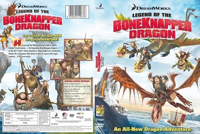 dvd cover Legend Of The Boneknapper Dragon