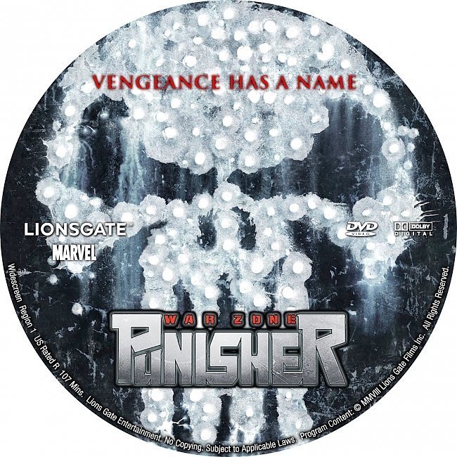 dvd cover Punisher: War Zone (2009) R1