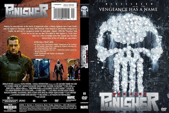 dvd cover Punisher: War Zone (2009) R1
