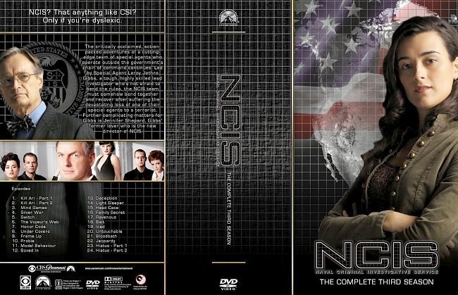 dvd cover NCIS Season 3