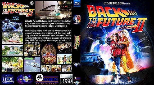 dvd cover Back to the Future Part II