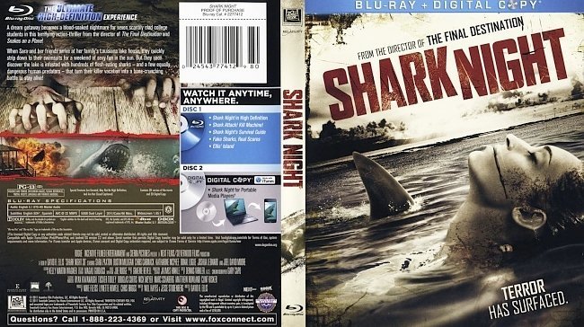 dvd cover Shark Night