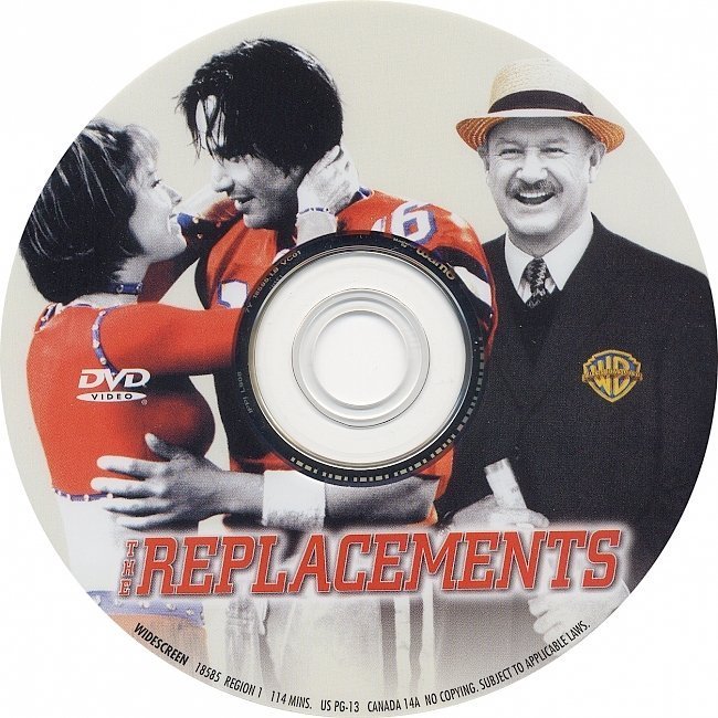 dvd cover The Replacements (2000) R1 Slim Cover
