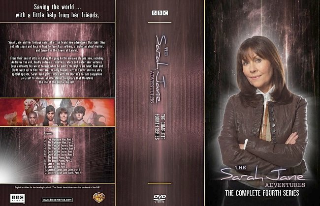 dvd cover The Sarah Jane Adventures Series 4