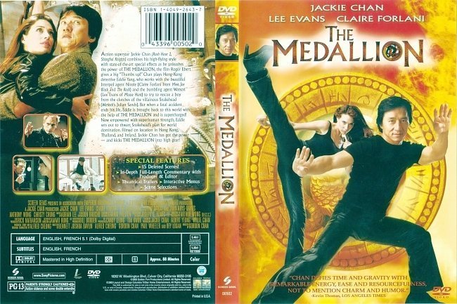 dvd cover The Medallion (2003) R1