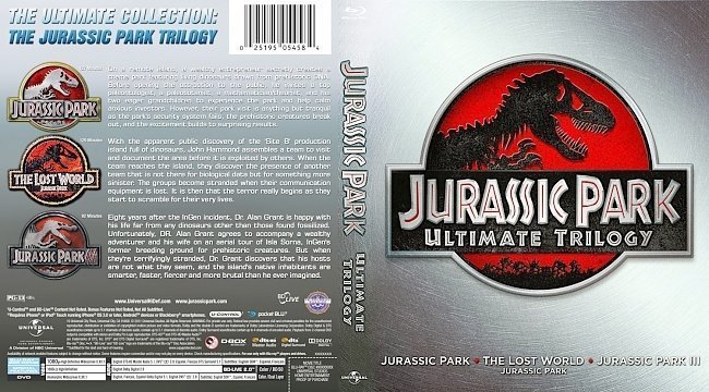 dvd cover Jurassic Park