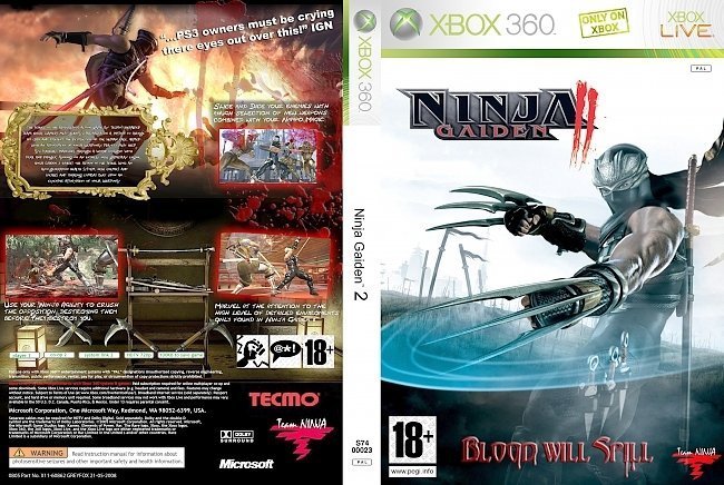 dvd cover Ninja Gaiden 2