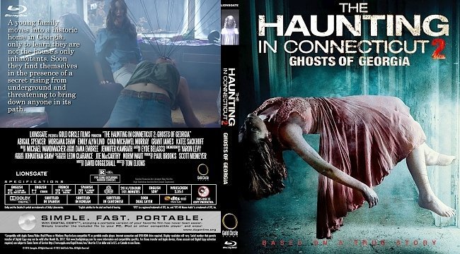 dvd cover The Haunting in Connecticut 2: Ghosts of Georgia R0 Custom Blu-Ray